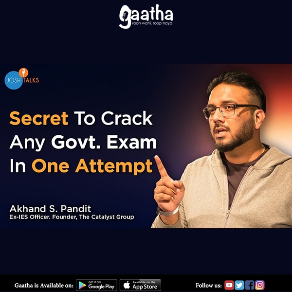 From Failure to Success My Journey of Clearing UPSC IES Akhand Swarup Josh Talks