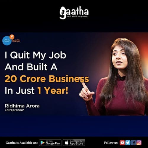 How To Identify A Multi-Crore Business Idea Ridhima Arora Josh Talks