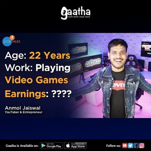 How To Make Money By Playing Video Games  AJ Gaming Anmol Jaiswal Josh Talks