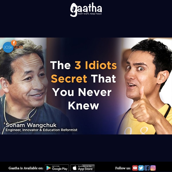 I am not Phunsukh Wangdu Sonam Wangchuk reveals the story behind 3 Idiots!