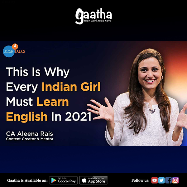 Learn Spoken English Why Every Girl Must Learn English CA Aleena Rais Live Josh Talks