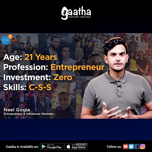 How Did I Go From An Average Student To A Successful Entrepreneur Neel Gogia – Josh Talks