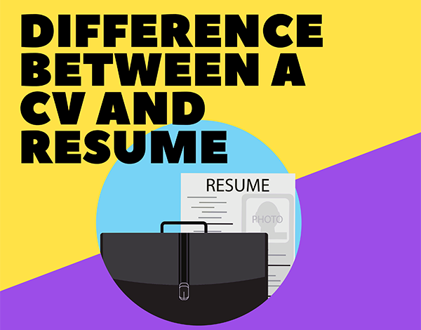 Difference between Resume and Curriculum Vitae?